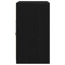 Berkfield Home Side Cabinets with LED Lights 2 pcs Black Oak 41x37x67 cm - Size: 41 x 37 x 67 cm - thumbnail 7
