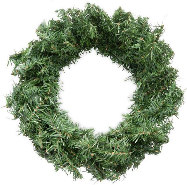 Pelle & Sol 40cm Artificial Green Leaves Round Christmas Wreath - image 1