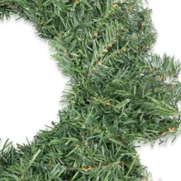 Pelle & Sol 40cm Artificial Green Leaves Round Christmas Wreath - thumbnail 5