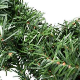 Pelle & Sol 40cm Artificial Green Leaves Round Christmas Wreath - thumbnail 4