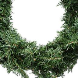 Pelle & Sol 40cm Artificial Green Leaves Round Christmas Wreath - thumbnail 3