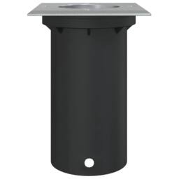Berkfield Home Outdoor Ground Light Square Black 10.5x10.5cm Die-cast Aluminium - Size: 10.5x10.5 cm - thumbnail 4