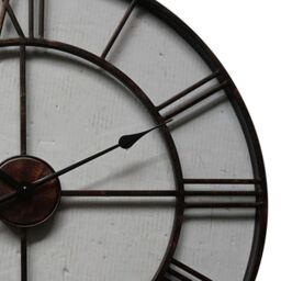 Hill Interiors Skeleton Wall Clock in Bronze - thumbnail 2