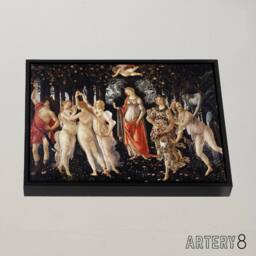 "Artery8 Sandro Botticelli Primavera Framed Canvas Wall Art Print - Size: W12"" x H16""" - thumbnail 2