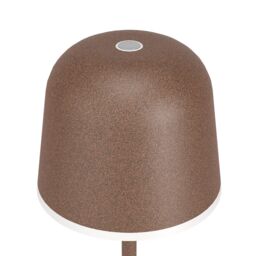 Eglo Mannera Steel Auburn & White Touch Dimmer Table Lamp in Brown - thumbnail 4