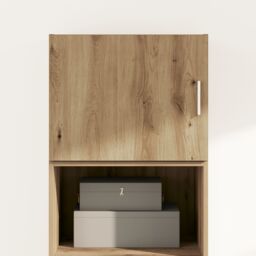 Berkfield Home Wall Cabinet Artisan oak 50 x 42.5 x 40 cm Engineered wood in Brown - thumbnail 4