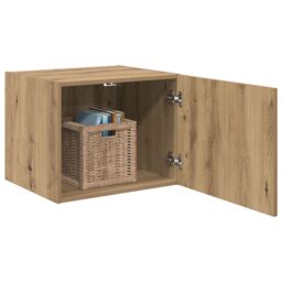 Berkfield Home Wall Cabinet Artisan oak 50 x 42.5 x 40 cm Engineered wood in Brown - thumbnail 3