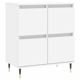Berkfield Home Sideboard White 60x35x70 cm Engineered Wood - Size: 60 x 35 x 70 cm - thumbnail 3