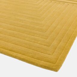 The Rug Shop UK Yellow Handmade Luxurious Easy to clean Optical 3D Area Rug - Size: 200 cm x 290 cm - thumbnail 5