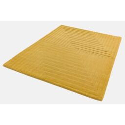The Rug Shop UK Yellow Handmade Luxurious Easy to clean Optical 3D Area Rug - Size: 200 cm x 290 cm - thumbnail 6