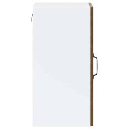 Berkfield Home Kitchen Wall Cabinet with Glass Door¬†Porto Brown Oak - thumbnail 8