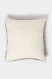 Homescapes Veria Handwoven Grey Stripe Kilim Cushion - Size: 45 cm x 45 cm - thumbnail 3