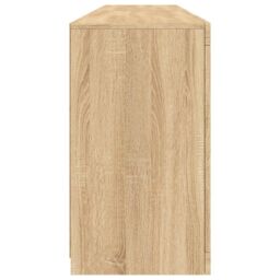 Berkfield Home Sideboard with LED Lights Sonoma Oak 164x37x67 cm in Brown - Size: 164 x 37 x 67 cm - thumbnail 8