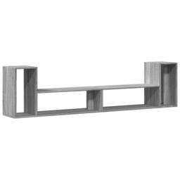 Berkfield Home TV Cabinets 2 pcs Grey Sonoma 100x30x50 cm Engineered Wood - Size: 100 x 30 x 50 cm - thumbnail 2