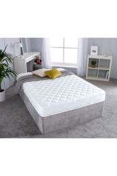 eXtreme Comfort Ltd Extreme Comfort The Darcy Diamond Cooltouch Micro Quilted Conventional Spring Mattress in White - Size: Small Single - thumbnail 1