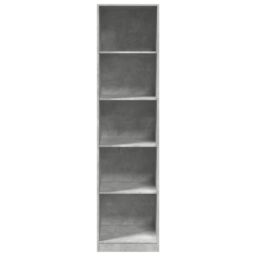 Berkfield Home Wardrobe Concrete Grey 50x50x200 cm Engineered Wood - Size: 50 x 50 x 200 cm - thumbnail 4