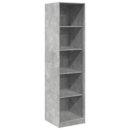 Berkfield Home Wardrobe Concrete Grey 50x50x200 cm Engineered Wood - Size: 50 x 50 x 200 cm - thumbnail 2