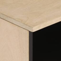 Berkfield Home TV Cabinet 70x33x46 cm Solid Wood Mango in Light Tan - Size: 70 x 33 x 46 cm - thumbnail 6