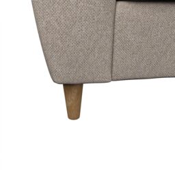 Furnishings For Less UK Baxter Fabric L Shaped 3 Seater Corner Sofa With Chaise Right Hand Facing - Charcoal, Silver, Oatmeal or Sage in Beige - thumbnail 3