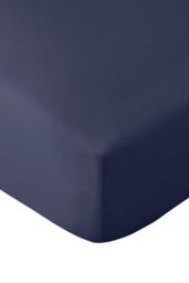Catherine Lansfield So Soft Non Iron Fitted Sheet in Navy - Size: King Fitted - thumbnail 2
