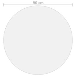 Berkfield Home Table Protector Matte √ò 90 cm 2 mm PVC - thumbnail 5