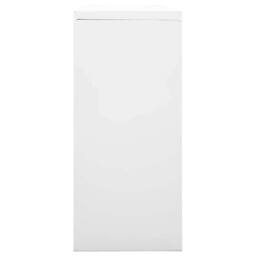 Berkfield Home Sliding Door Cabinet Grey 90x40x90 cm Steel - Size: 90 x 40 x 90 cm - thumbnail 3