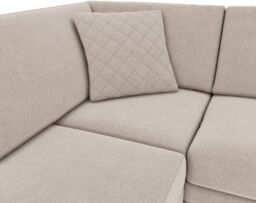 Furniture 786 Hilton 4 Seater Right Hand Facing Corner Sofa in Beige - thumbnail 3