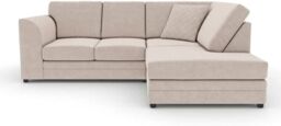 Furniture 786 Hilton 4 Seater Right Hand Facing Corner Sofa in Beige - thumbnail 1