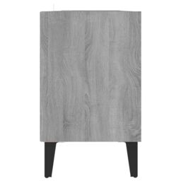 Berkfield Home TV Cabinet with Metal Legs Grey Sonoma 103.5x30x50 cm - thumbnail 5