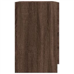 Berkfield Home Sink Cabinet Brown Oak 40x37x59 cm Engineered Wood - Size: 40 x 37 x 59 cm - thumbnail 6