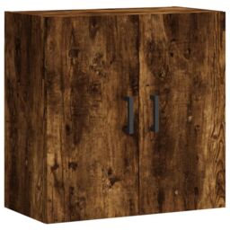 Berkfield Home Wall Cabinet Smoked Oak 60x31x60 cm Engineered Wood in Brown - Size: 60 x 31 x 60 cm - thumbnail 2