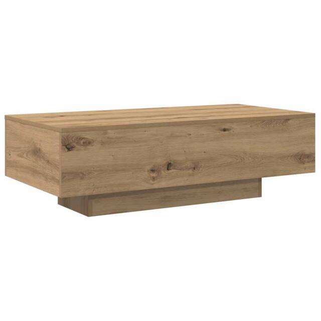 Berkfield Home Coffee Table Artisan Oak 100x49.5x31 cm Engineered Wood in Brown - image 1