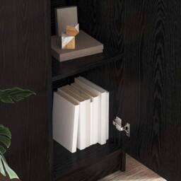 Berkfield Home Modern Buffet Cabinet Black oak Engineered wood Medium Buffet Cabinet - thumbnail 4