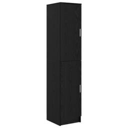 Berkfield Home Modern Buffet Cabinet Black oak Engineered wood Medium Buffet Cabinet - thumbnail 3