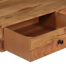 Berkfield Home Wall Desk 90x40x170 cm Solid Acacia Wood in Brown - Size: 90 x 40 x 170 cm - thumbnail 5