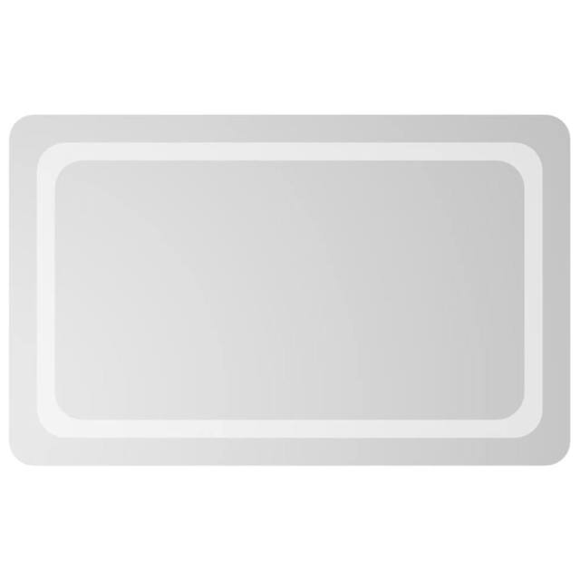 Berkfield Home LED Bathroom Mirror 50x80 cm in Clear - image 1