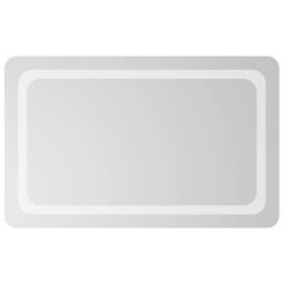 Berkfield Home LED Bathroom Mirror 50x80 cm in Clear - thumbnail 1