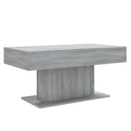 Berkfield Home Modern Coffee Table Grey Sonoma 96x50x45 cm Engineered Wood - Size: 96 x 50 x 45 cm - thumbnail 3