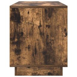Berkfield Home TV Cabinet with LED Lights Smoked Oak 100x41x50 cm in Brown - Size: 100 x 41 x 50 cm - thumbnail 8