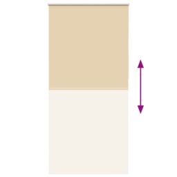 Berkfield Home Roller Blind Blackout Beige 95x210 cm Fabric Width 90.7 cm Polyester - thumbnail 6
