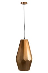 Orsina Aluminum Copper Finish Large Pendant Light, Ceiling Pendant Light for Dining Room, Lounge in Gold