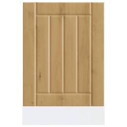 Berkfield Home Decorative Dishwasher Panel Lucca Artisan Oak Engineered Wood in Brown - thumbnail 4