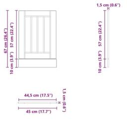 Berkfield Home Decorative Dishwasher Panel Lucca Artisan Oak Engineered Wood in Brown - thumbnail 8