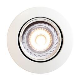 Nordlux Modern Outdoor Downlight White Plastic GU10 Insulation Safe - Mains Powered, IP23 - thumbnail 1