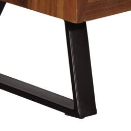 Berkfield Home Comfortable Drawer Cabinet Honey Brown 70x35x70 cm Solid Wood Acacia - Size: 70 x 35 x 70 cm - thumbnail 9