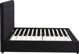 Seconique Madison Ottoman 5' Bed (King) in Black - Size: King - thumbnail 5