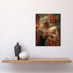 "Artery8 Venetian Masked Ball Romantic Painting Unframed Wall Art Print Poster Home Decor Premium - Size: W12"" x H16""" - thumbnail 4