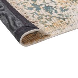 Wyld and Coco Elara Viscose Area Rug - Oriental Distressed 140 x 200 cm Yellow-Green in Green - Size: 140 cm x 200 cm - thumbnail 4