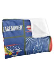 Warner Brothers Peacemaker Officially Licensed Silky Touch Super Soft Throw Blanket 152 x 127 cm in White - thumbnail 3