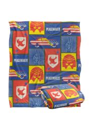 Warner Brothers Peacemaker Officially Licensed Silky Touch Super Soft Throw Blanket 152 x 127 cm in White - thumbnail 2